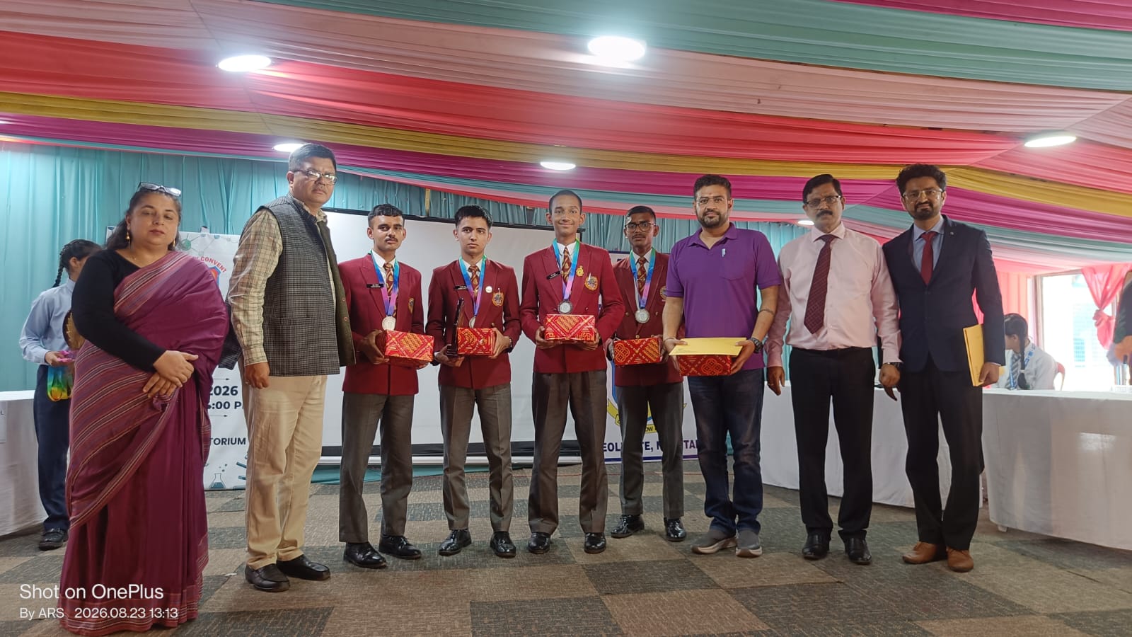 Sainik School Ghorakhal Secured first runner up position in Inter-School Science Quiz Naincy Convent School, Jeolikote, Nainital